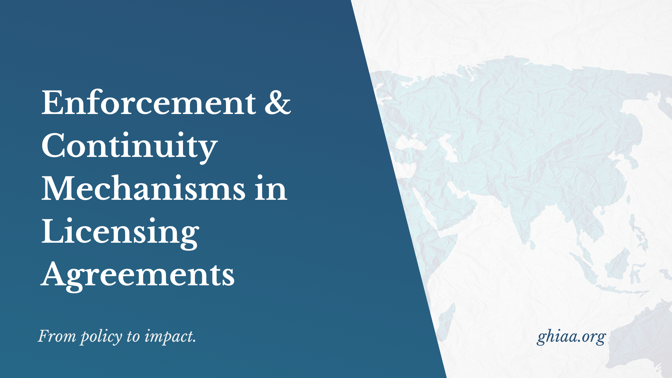 Licensing_Enforcement & Continuity - GHIAA